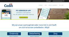 Desktop Screenshot of cedin.nl