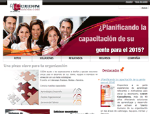 Tablet Screenshot of cedin.com